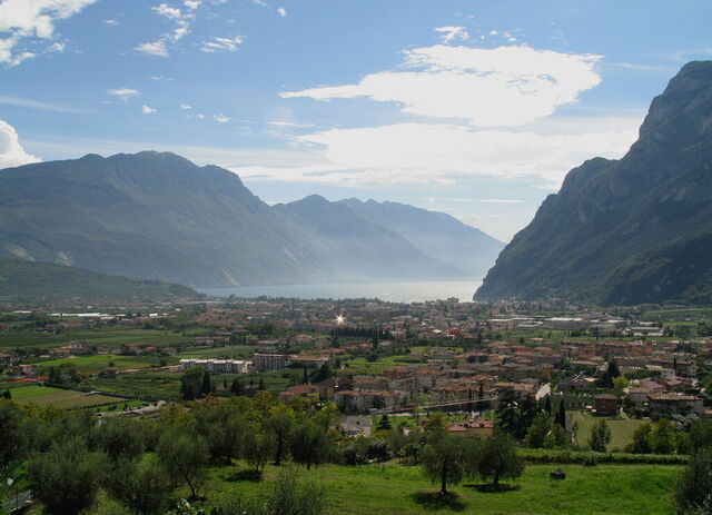 Zicht op Riva del Garda