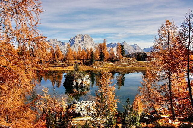 Alpen in de herfst