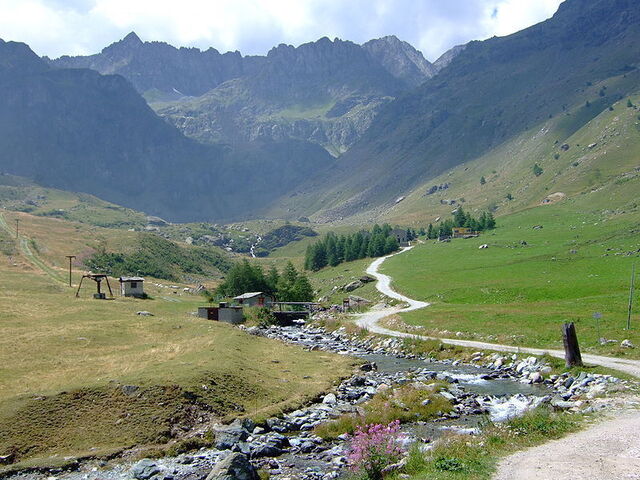 Po rivier in Piëmont