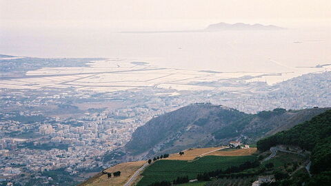 Uitzicht vanaf Erice