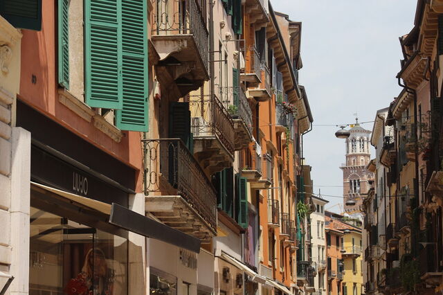 Straat in Verona