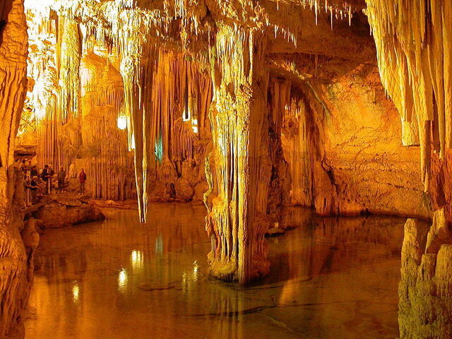 Stalagtieten grot dichtbij Alghero