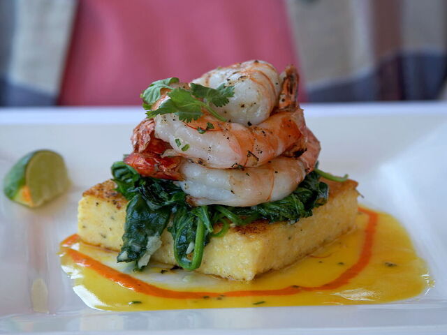 Stijlvolle Polenta schotel