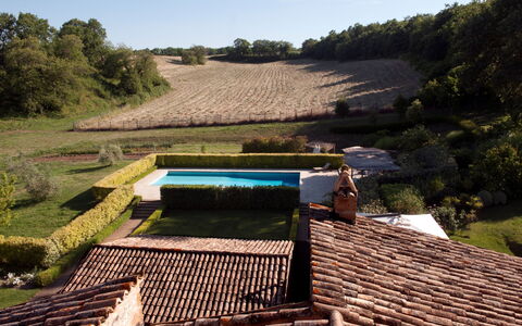 Casale Porano: Dak, Landschap, Landelijk Gebied, Architectuur, Huis, Gebouw, Helling