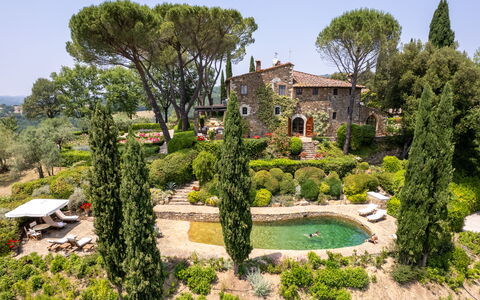 Villa Le Corti: Struik, Tuin, Landschap, Landscaping, Landgoed, Botanische Tuin, Park, Werf, Villa