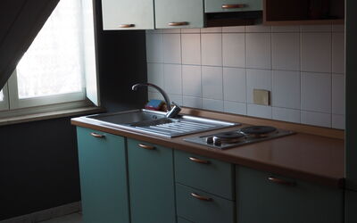 San Domenico Bilocale Executive: Cabinetry, Countertop, Keuken, Eigendom, Kamer, Meubilair, Huis, Materiële Goederen, Wastafel, Architectuur