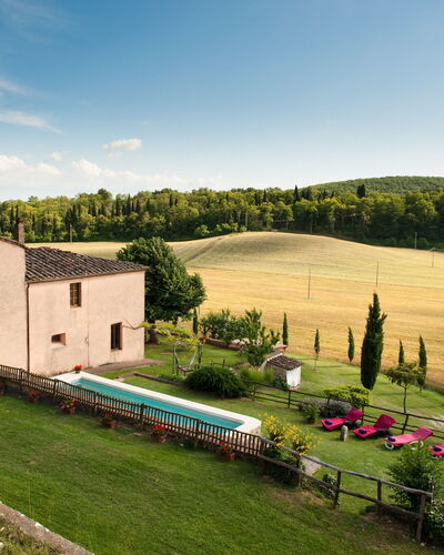 Villa Le Caggia: Eigendom, Huis, Natuurlijk Landschap, Huis, Verblijf, Lucht, Landelijk Gebied, Boerderij, Landgoed, Boerderij