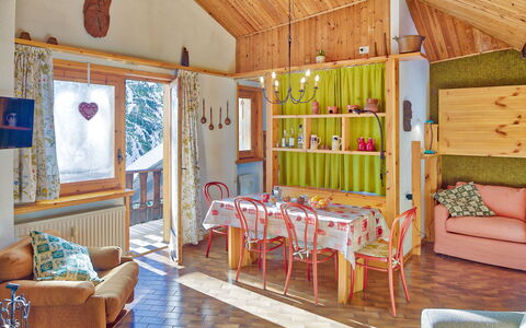 The Twins Apartment - Champoluc: Kamer, Eigendom, Meubilair, Huis, Gebouw, Interieur Ontwerp, Onroerend Goed, Verblijf, Huis, Blokhut