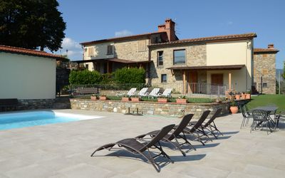 Agriturismo Cincinelli: Eigendom, Gebouw, Huis, Onroerend Goed, Huis, Zwembad, Landgoed, Meubilair, Woongebied, Patio