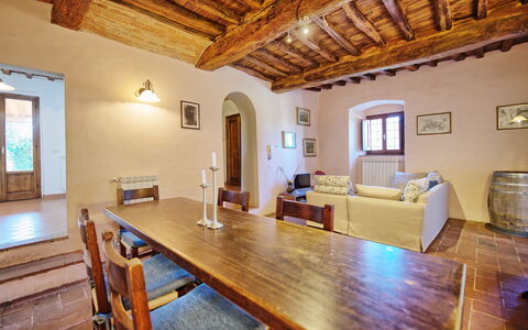Pozzo Dei Desideri: Kamer, Eigendom, Gebouw, Meubilair, Plafond, Interieur Ontwerp, Hardwood, Verdieping, Straal, Houten Vloer