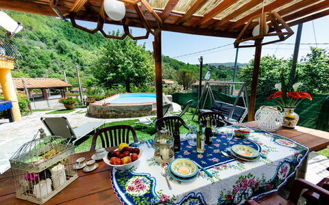 Casa Di Renzo: Eigendom, Maaltijd, Tafel, Onroerend Goed, Huis, Toevlucht, Brunch, Kamer, Gebouw, Patio