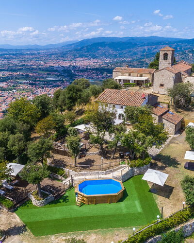 Villa Del Santo Bastiano: Luchtfotografie, Vogelperspectief, Eigendom, Landgoed,  Dorf\, Onroerend Goed, Gebouw, Bergdorp, Toerisme, Fotografie