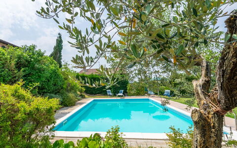 Ca' Del Vento: Water, Fabriek, Eigendom, Zwembad, Azure, Lucht, Boom, Schaduw, Vegetation, Zwemwater