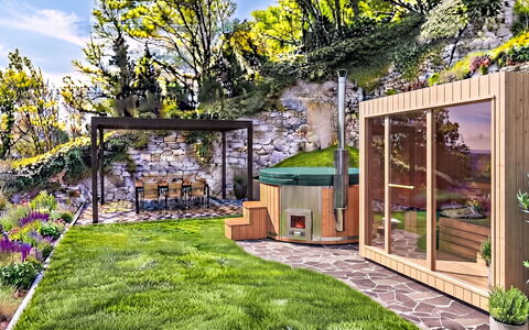 Varenna 634: Zwembad, Bergketen, Eco Hotel, Toevlucht, Landgoed, Vallei, Villa, Landscaping, Badplaats, Backyard