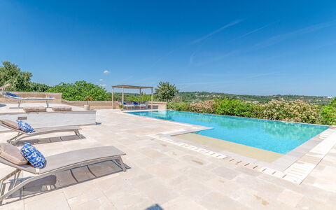 Villa Amelia Ostuni: Zwembad, Flagstone, Schaduw, Tegel, Ontwerp, Landscaping, Waterpartij, Toevlucht