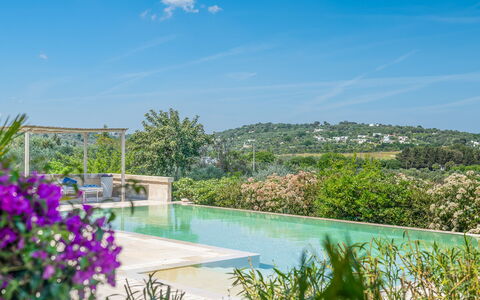 Villa Amelia Ostuni: Zwembad, Tuin, Landgoed, Landscaping, Eco Hotel, Hacienda, Villa, Toevlucht, Badplaats, Backyard