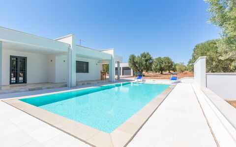 Villa Stella Cadente: Water, Gebouw, Lucht, Zwembad, Azure, Rechthoek, Schaduw, Huis, Interieur Ontwerp, Boom