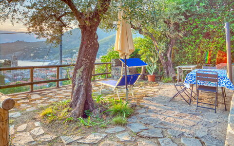 Il Frantoio Del Mesco - Levanto: Woody Plant, Schaduw, Tinten En Schaduwen, Buitenmeubels, Trunk, Tent, Tuin, Cobblestone, Home Schermen, Outdoor Structuur