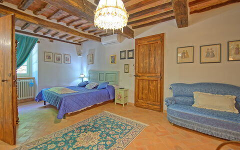 Casale San Martino: Slaapkamer, Kamer, Meubilair, Eigendom, Bed, Laken, Gebouw, Interieur Ontwerp, Onroerend Goed, Huis