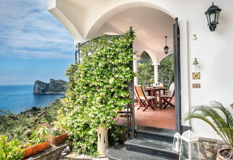 Medusa And The Seahorse Villa: Fabriek, Gebouw, Water, Eigendom, Tafel, Wolk, Bloempot, Lucht, Azure, Bloem