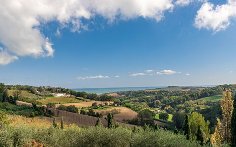 Villa Vagnini: Wolk, Lucht, Fabriek, Azure, Natuurlijk Landschap, Natuurlijke Omgeving, Boom, Hoogland, Land Lot, Zonlicht