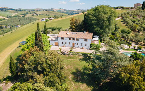Villa La Picena: Landgoed, Herenhuis, Villa, Hacienda, Voedsel, Zwembad, Plantage, Eco Hotel, Boerderij