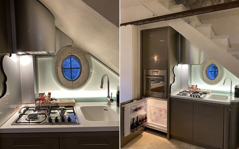 Villa Vetice: Cabinetry, Countertop, Interieur Ontwerp, Verlichting, Wastafel, Fornuis, Keuken, Verdieping, Toestel Van De Keuken, Kraan