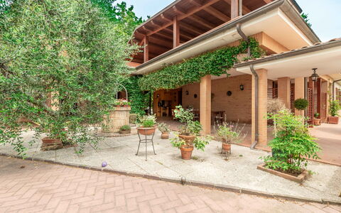 Villa Rosso Corbezzolo: Fabriek, Gebouw, Lucht, Huis, Vegetation, Land Lot, Verblijf, Boom, Venster, Stedelijk Ontwerp