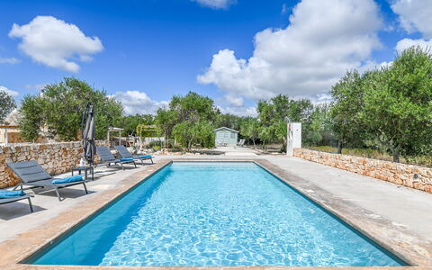 Trullo Ulivo: Water, Wolk, Lucht, Fabriek, Eigendom, Blauw, Zwembad, Boom, Azure, Zwemwater