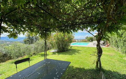 Villa Patrizia: Fabriek, Water, Natuurlijk Landschap, Schaduw, Buitenmeubels, Land Lot, Boom, Vrije Tijd, Openbare Ruimte, Gras