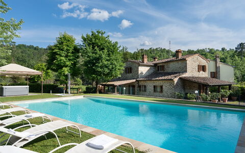 Il Mulino Di Vogognano - Subbiano, Private Pool, J: Water, Wolk, Lucht, Fabriek, Eigendom, Gebouw, Zwembad, Azure, Boom, Zwemwater