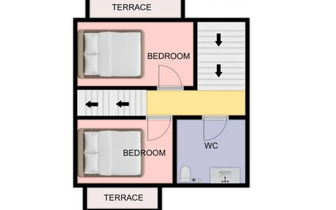 Casa Tramonti: Slaapkamer, Bed, Bedding, Bed Frame