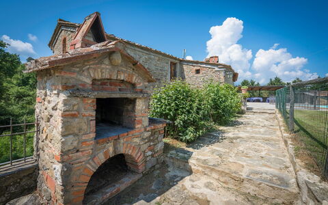 Mulino Al Suono - Badia Agnano, Toscana: Wolk, Lucht, Fabriek, Eigendom, Gebouw, Venster, Huis, Boom, Landschap, Weg Oppervlak