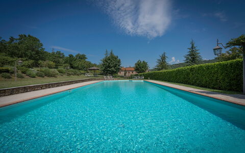 Fonte Nuova - Badia Agnano, Toscana: Water, Fabriek, Lucht, Watervoorraden, Dag, Eigendom, Zwembad, Natuur, Wolk, Azure
