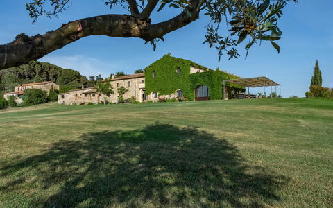 Villa Bagnoli: Lucht, Fabriek, Eigendom, Boom, Natuurlijk Landschap, Blad, Gebouw, Land Lot, Gras, Vegetation