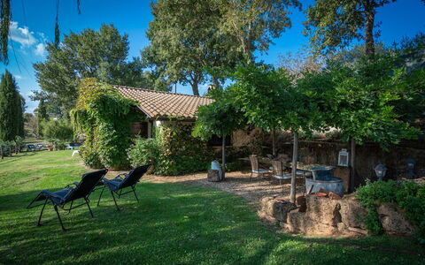 Casale Delle Papere, Pool, Romantic Holiday In Nep: Fabriek, Lucht, Venster, Gebouw, Natuurlijk Landschap, Boom, Schaduw, Gras, Land Lot, Huis