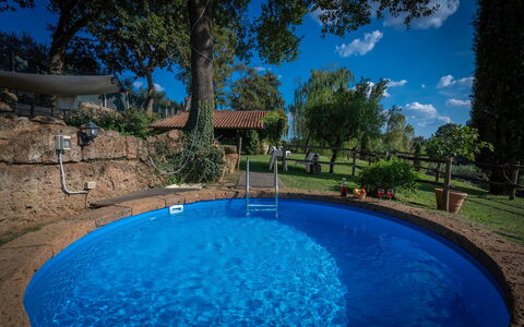 Casale Delle Papere, Pool, Romantic Holiday In Nep: Water, Fabriek, Eigendom, Lucht, Zwembad, Blauw, Gebouw, Boom, Azure, Plantkunde