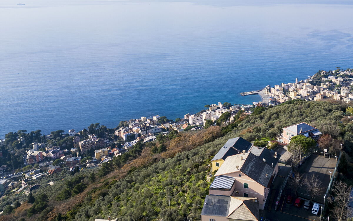 Apartment With Sea View, Private Garden, Bogliasco