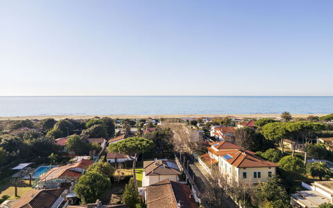 Casa Iris - Versilia, Holiday Home with Pool: Woongebied, Horizon, Kust, Zee, Kust En Oceanic Landvormen, Oceaan, Strand, Kust, Voorstad, Badplaats