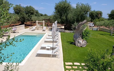 Terra Mater: Zwembad, Buitenmeubels, Toevlucht, Tuin, Flagstone, Landgoed, Landscaping, Backyard, Hacienda, Schaduw