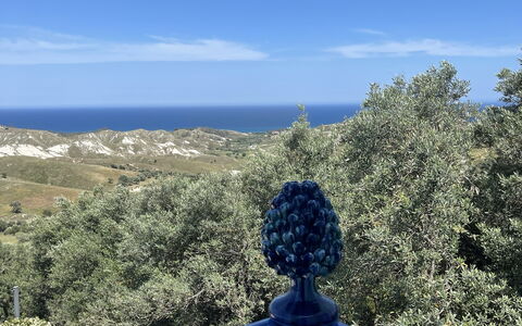 Villa Acquaro, Santa Caterina Dello Ionio, Pool, A: Blauw, Landschap, Struik, Woody Plant, Shrubland, Dicht Struikgewas