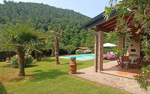 Villa Carducci: Fabriek, Lucht, Berg, Land Lot, Natuurlijk Landschap, Arecales, Boom, Schaduw, Landschap, Gras