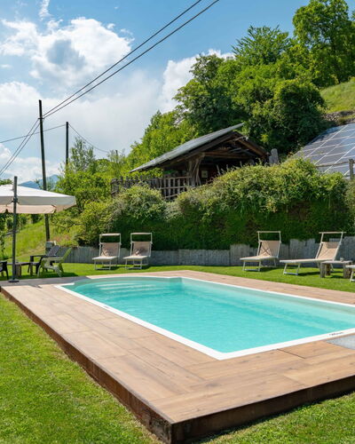 La Meridiana: Zwembad, Toevlucht, Buitenmeubels, Eco Hotel, Tuin, Schaduw, Vrije Tijd, Boerderij, Landscaping, Backyard