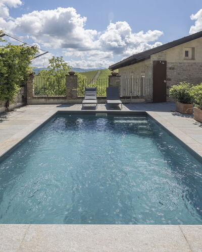 Arpusè, Relax nelle Langhe - Barolo, with Pool: Zwembad, Samengesteld Materiaal, Waterpartij, Flagstone, Tegel
