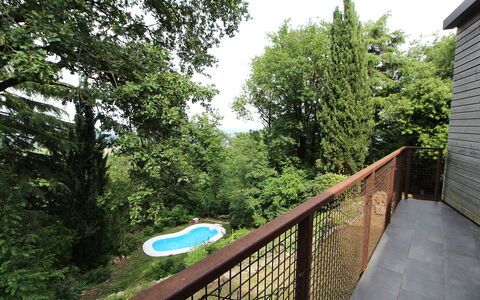 Casa Delle Eriche, Colli Euganei, Pool, Wifi: Blad, Hout, Leuning, Tuin, Schaduw, Hek, Backyard, Baluster, Balkon, Werf