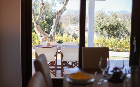 Villa Don Sante In Locorotondo Puglia: Fabriek, Eigendom, Tafel, Meubilair, Venster, Tableware, Blad, Hout, Verlichting, Gebouw
