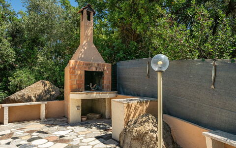 Doxina: Tuin, Flagstone, Backyard, Schaduw, Landscaping, Steenoven, Outdoor Structuur