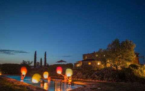 Prugnolo: Landschap, Nacht, Tuin, Avond, Landschap Verlichting, Schemer, Eco Hotel, Landscaping, Buitenmeubels, Toevlucht