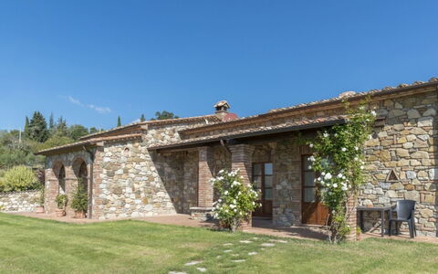 Podere Aurora: Huis, Verblijf, Huis, Boerderij, Landgoed, Stenen Muur, Tuin, Landscaping, Hacienda