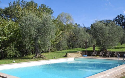 Podere Torre: Zwembad, Toevlucht, Schaduw, Landgoed, Hacienda, Buitenmeubels, Tuin, Eco Hotel, Thermae, Backyard